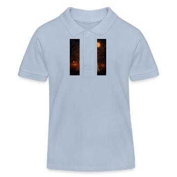 Grusel Teufel Geister Halloween Geschenk - Kinder Organic Poloshirt Mini Sprinter von Stanley/Stella - sky Blue - Vorne