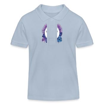 Gran Canaria 2024 - Kids Organic Polo Shirt by Stanley/Stella - sky blue - Front
