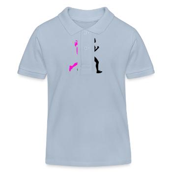 Running Marathon Femme Icône - Polo enfant bio Stanley/Stella - bleu ciel - Devant