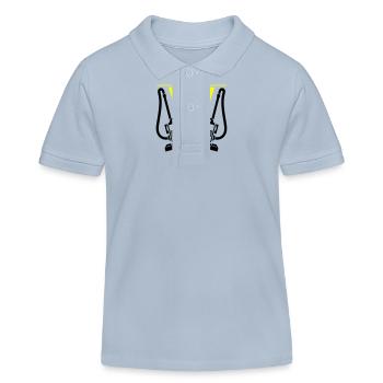 Entreprise de nettoyage d’aspirateurs - Polo enfant bio Stanley/Stella - bleu ciel - Devant