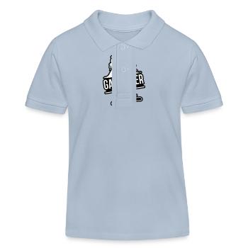 Hochzeit Loading 2024 Game Over - Kinder Organic Poloshirt Mini Sprinter von Stanley/Stella - sky Blue - Vorne