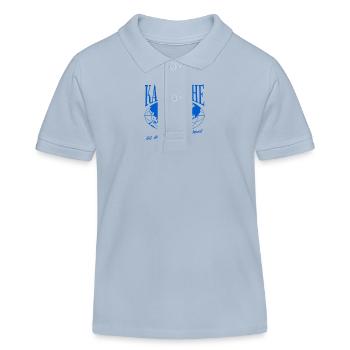 Karlsruhe Home Football Cadeau - Polo enfant bio Stanley/Stella - bleu ciel - Devant