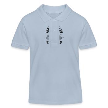 Junggesellenabschied Crew - Kinder Organic Poloshirt Mini Sprinter von Stanley/Stella - sky Blue - Vorne