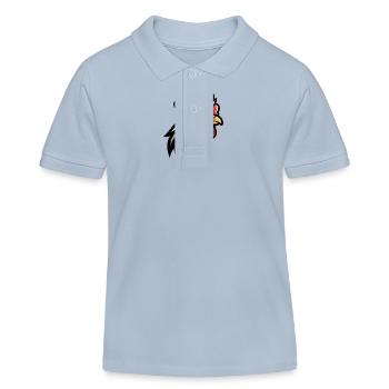Couronne de coq - Polo enfant bio Stanley/Stella - bleu ciel - Devant