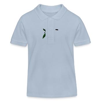 Olive branch - Kids Organic Polo Shirt by Stanley/Stella - sky blue - Front