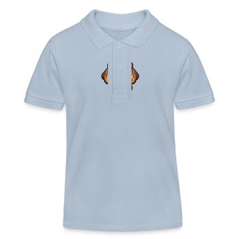 Cocker Spaniel Hund Stylisch - Kinder Organic Poloshirt Mini Sprinter von Stanley/Stella - sky Blue - Vorne