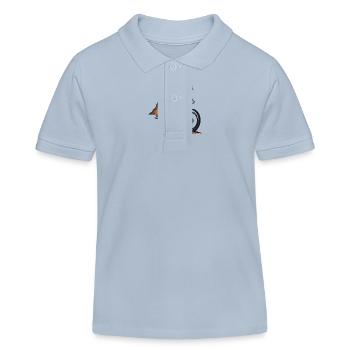 Mountainbiker Sport Mountainbike - Kinder Organic Poloshirt Mini Sprinter von Stanley/Stella - sky Blue - Vorne
