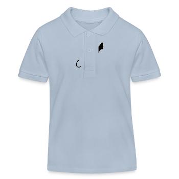 Chia Samen - Kinder Organic Poloshirt Mini Sprinter von Stanley/Stella - sky Blue - Vorne