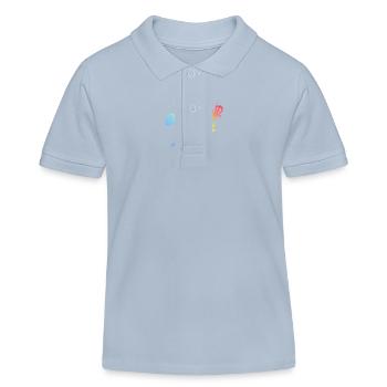 L’équipe colorée des Sables d’or 2024 - Polo enfant bio Stanley/Stella - bleu ciel - Devant
