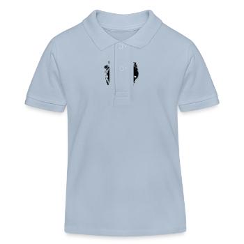 western vintage cowboy fille américain western sauvage - Polo enfant bio Stanley/Stella - bleu ciel - Devant