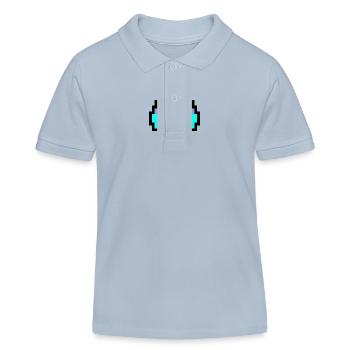 Pixel Küken - Kinder Organic Poloshirt Mini Sprinter von Stanley/Stella - sky Blue - Vorne