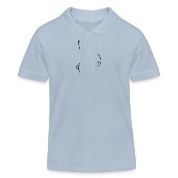 hase - Kinder Organic Poloshirt Mini Sprinter von Stanley/Stella - sky Blue - Vorne