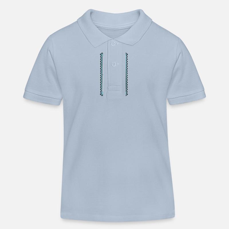 Campanule - Polo enfant bio Stanley/Stella - bleu ciel