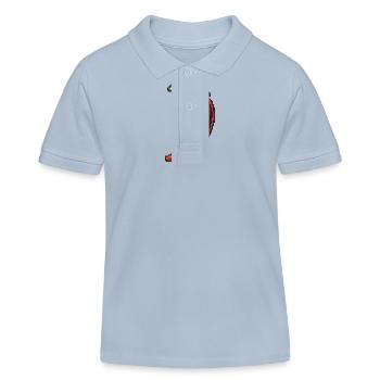 Chili Pixel Gamer - Polo enfant bio Stanley/Stella - bleu ciel - Devant