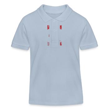 Kaiserslautern Fußball Tradition Geschenk - Kinder Organic Poloshirt Mini Sprinter von Stanley/Stella - sky Blue - Vorne