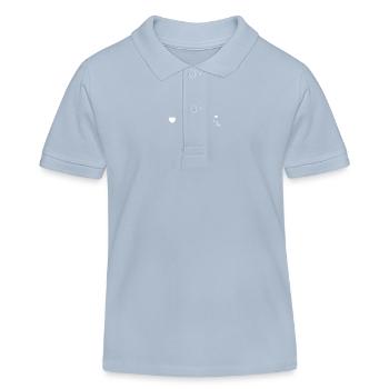 Mountains Puls Love - Kinder Organic Poloshirt Mini Sprinter von Stanley/Stella - sky Blue - Vorne