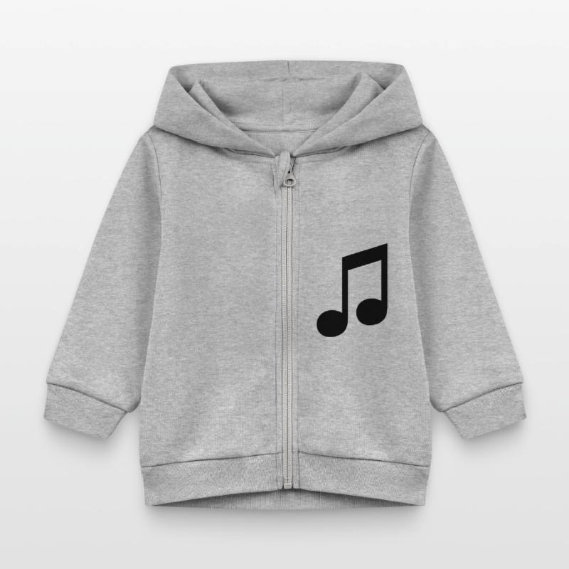 note Baby Organic Kapuzenjacke Baby Connector von Stanley/Stella