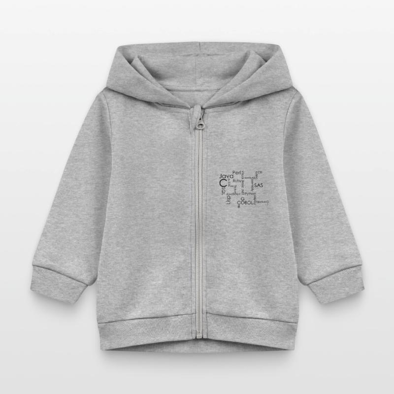 Programming Baby Organic Zip-up Hoodie by Stanley/Stella