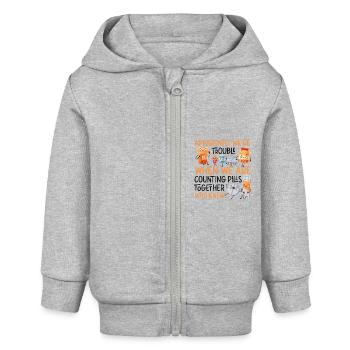 Technicien en pharmacie - Veste à capuche bébé bio Stanley/Stella - gris chiné - Devant
