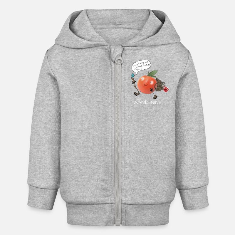 Errance - Veste à capuche bébé bio Stanley/Stella - gris chiné