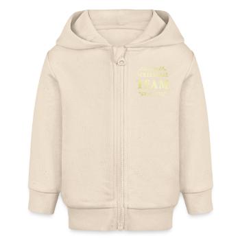 Volleyball Team - Baby Organic Kapuzenjacke Baby Connector von Stanley/Stella - Natur - Vorne