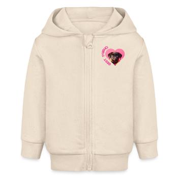 best friend - Baby Organic Kapuzenjacke Baby Connector von Stanley/Stella - Natur - Vorne