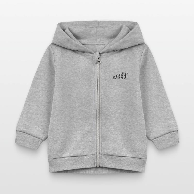 Evolution - Capitalist - Gift Baby Organic Zip-up Hoodie by Stanley/Stella