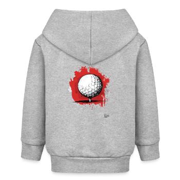 Balle de golf Golf - Veste à capuche bébé bio Stanley/Stella - gris chiné - Dos