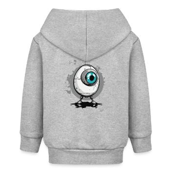 Cyber Cyclope Robo-Egg - Veste à capuche bébé bio Stanley/Stella - gris chiné - Dos
