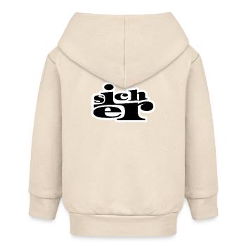 Sicher - Baby Organic Kapuzenjacke Baby Connector von Stanley/Stella - Natur - Hinten