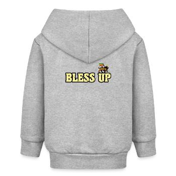 Dub Reggae Bless Up - Veste à capuche bébé bio Stanley/Stella - gris chiné - Dos