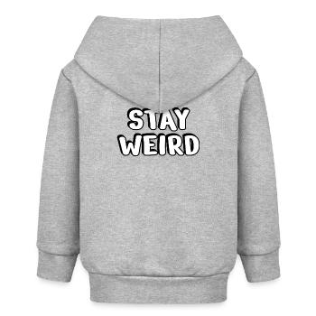reste bizarre - Veste à capuche bébé bio Stanley/Stella - gris chiné - Dos