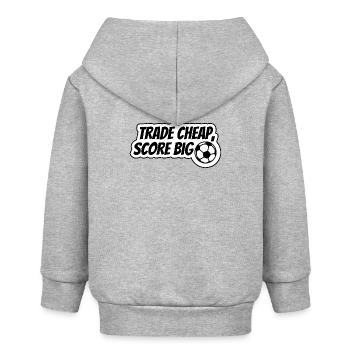 Tread cheap, score big - Baby Organic Kapuzenjacke Baby Connector von Stanley/Stella - Grau meliert - Hinten