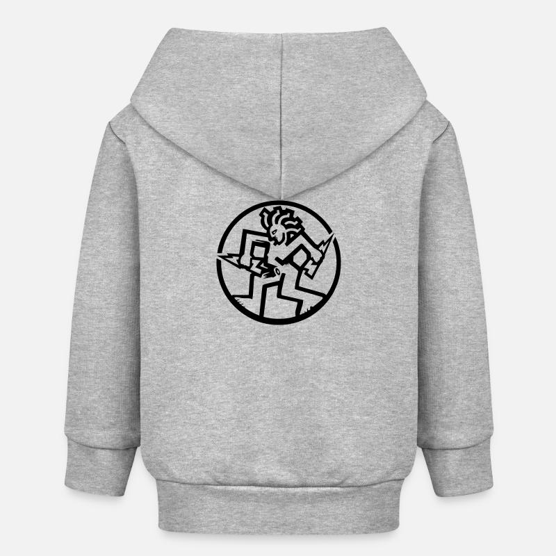 Fantazia Logo - Veste à capuche bébé bio Stanley/Stella - gris chiné