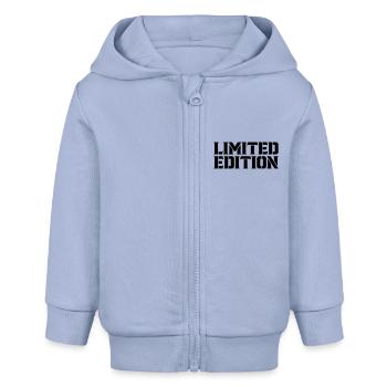 limited edition - Baby Organic Zip-up Hoodie by Stanley/Stella - sky - Front