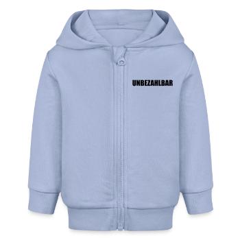 UNBEZAHLBAR - Baby Organic Kapuzenjacke Baby Connector von Stanley/Stella - Sky - Vorne