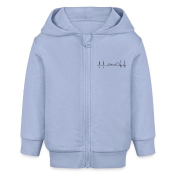 Lübeck - Baby Organic Kapuzenjacke Baby Connector von Stanley/Stella - Sky - Vorne