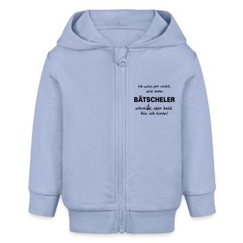 Student zum Bachelor - Baby Organic Kapuzenjacke Baby Connector von Stanley/Stella - Sky - Vorne