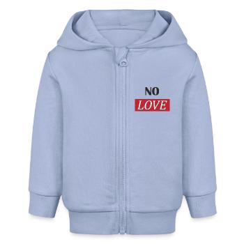 NO AMOUR - Veste à capuche bébé bio Stanley/Stella - ciel - Devant