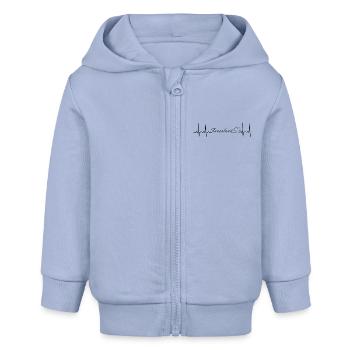 Sauerland - Baby Organic Kapuzenjacke Baby Connector von Stanley/Stella - Sky - Vorne