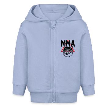mma - Veste à capuche bébé bio Stanley/Stella - ciel - Devant