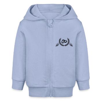 eheringe - Baby Organic Kapuzenjacke Baby Connector von Stanley/Stella - Sky - Vorne