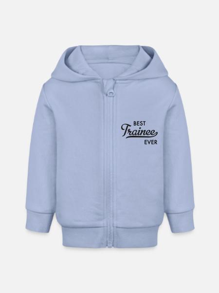 Trainee - Baby Organic Kapuzenjacke Baby Connector von Stanley/Stella - Sky