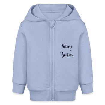 futurs Besties - Partie 1 - Veste à capuche bébé bio Stanley/Stella - ciel - Devant