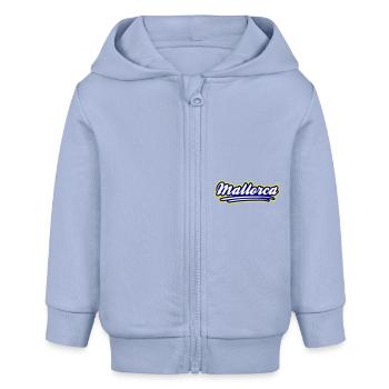 Mallorca Stylisch - Baby Organic Kapuzenjacke Baby Connector von Stanley/Stella - Sky - Vorne
