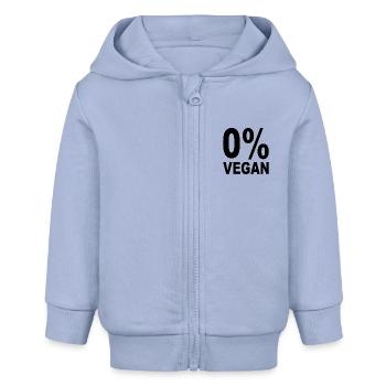 0% vegan - Baby Organic Kapuzenjacke Baby Connector von Stanley/Stella - Sky - Vorne
