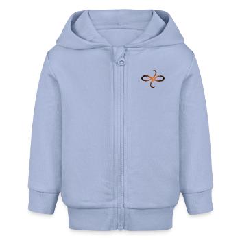 Keltische Symbole Freundschaft - Baby Organic Kapuzenjacke Baby Connector von Stanley/Stella - Sky - Vorne