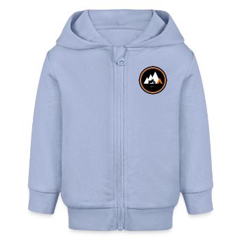 TET - Transeurotrail Adventure The Globe Explorer - Baby Organic Kapuzenjacke Baby Connector von Stanley/Stella - Sky - Vorne
