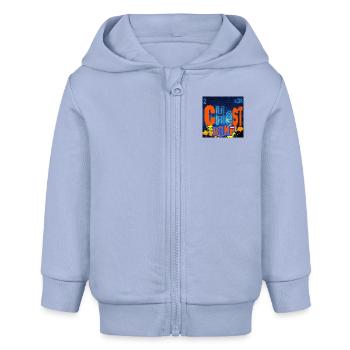 CHESTBUMP chemistry - Veste à capuche bébé bio Stanley/Stella - ciel - Devant