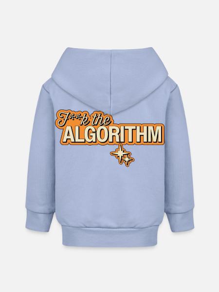 Fk the Algorithm – Digitale Rebellion - Baby Organic Kapuzenjacke Baby Connector von Stanley/Stella - Sky